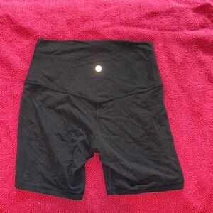 Women's Black High-Waisted Shorts
